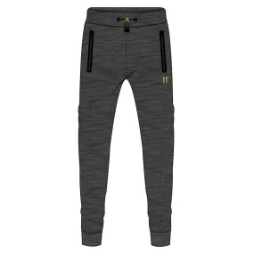 11 DEGREES Pantalon  Cut And Sew Pipped Track pants  color negro-gris