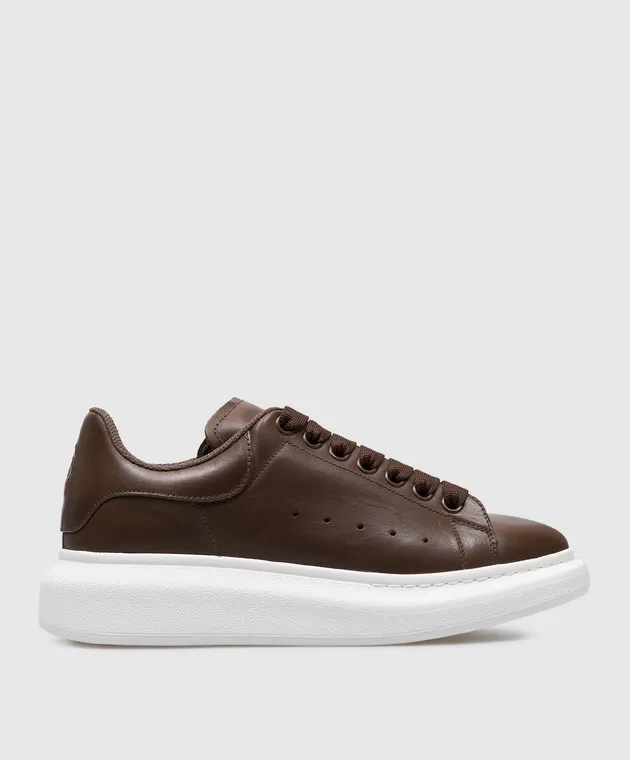 Alexander McQueen Brown leather sneakers