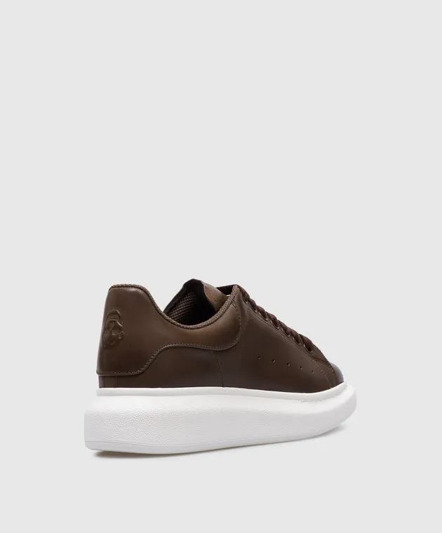 Alexander McQueen Brown leather sneakers