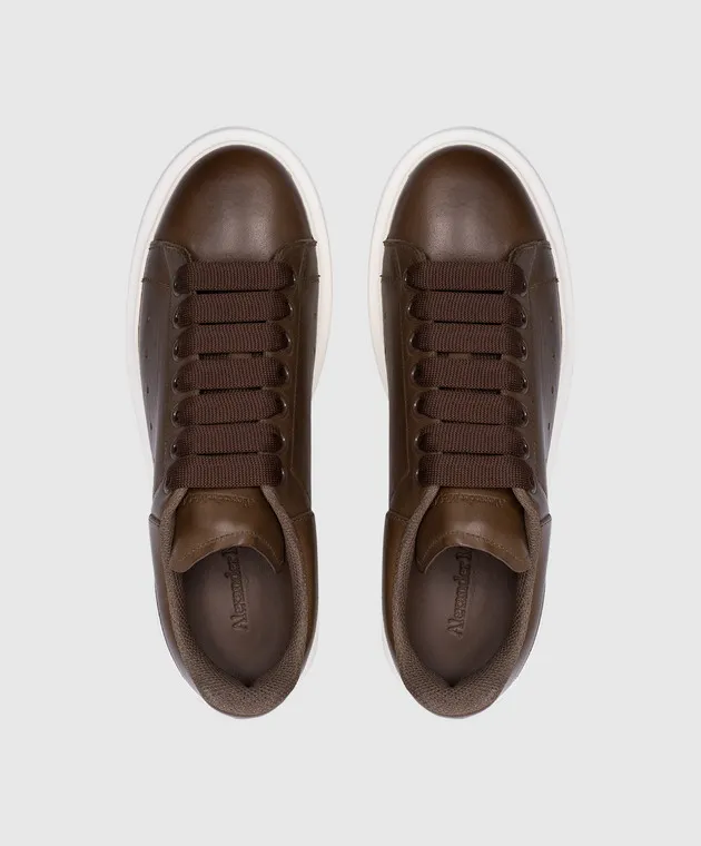 Alexander McQueen Brown leather sneakers