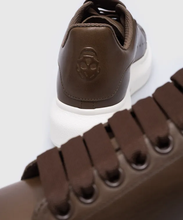 Alexander McQueen Brown leather sneakers