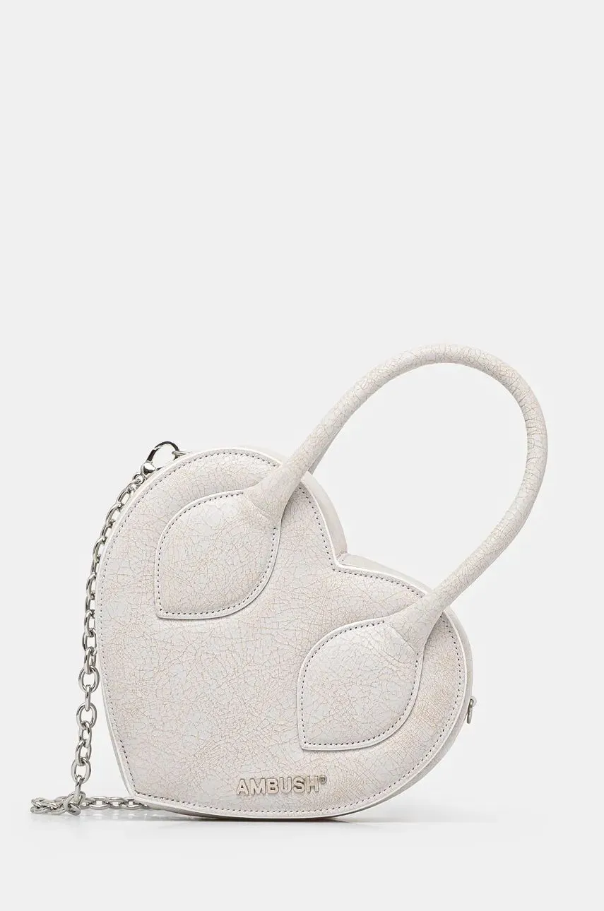 Ambush Crackle Heart Top Handle Bag