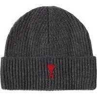 AMI Paris A Heart Logo Beanie