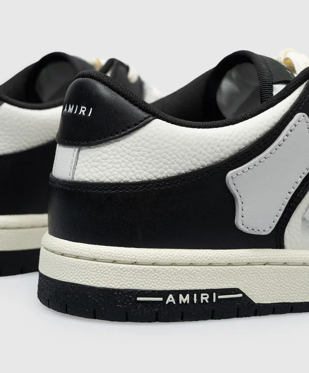 AMIRI SKEL gray leather sneakers