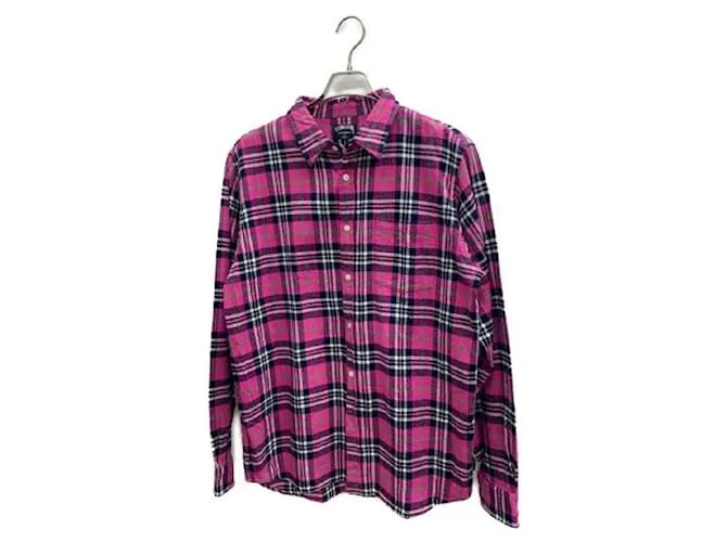 Autre Marque ****Camisa de manga larga de franela a cuadros STUSSY Negro Rosa 