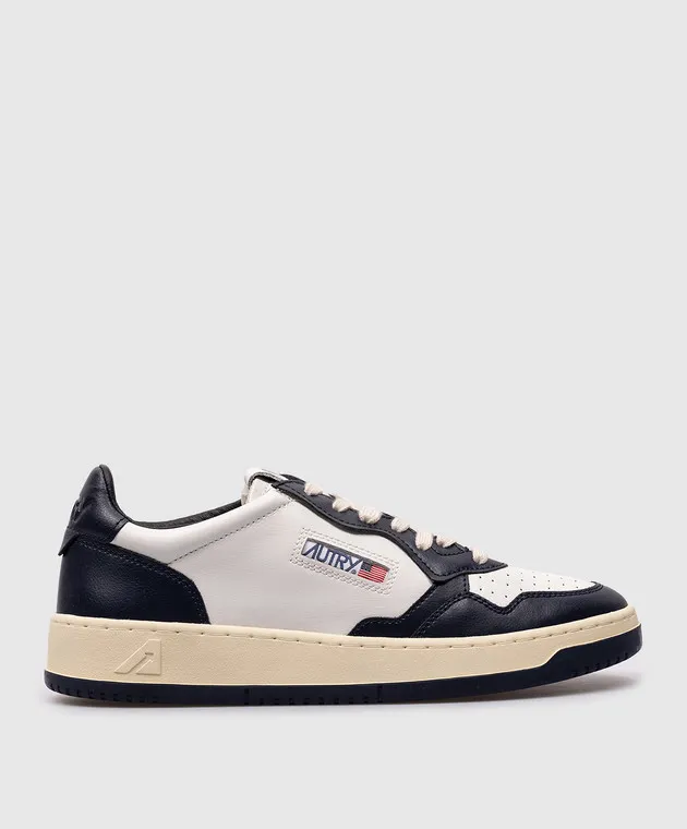 AUTRY Medalist logo sneakers in white leather