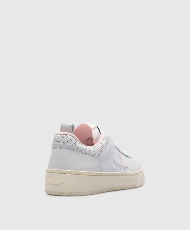 Bally Riweira white leather sneakers