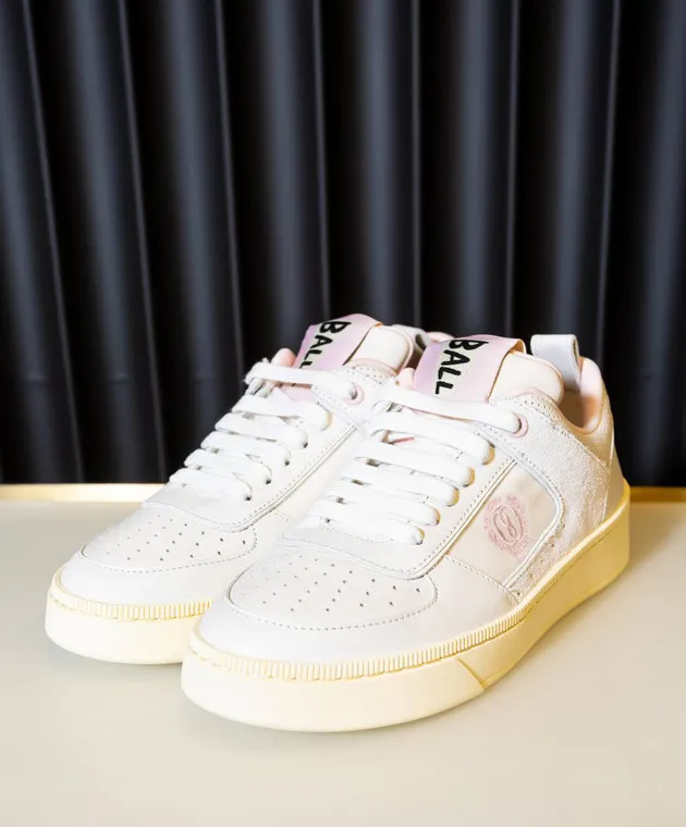 Bally Riweira white leather sneakers