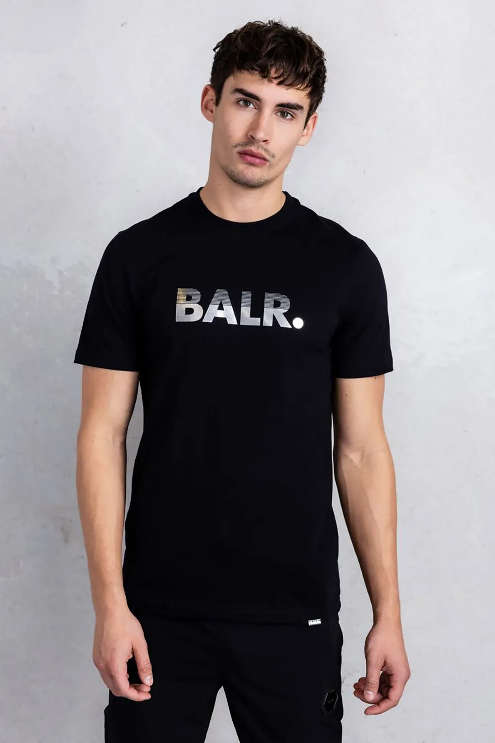 Balr Camiseta Sebastian Slim H2S Half Track Black