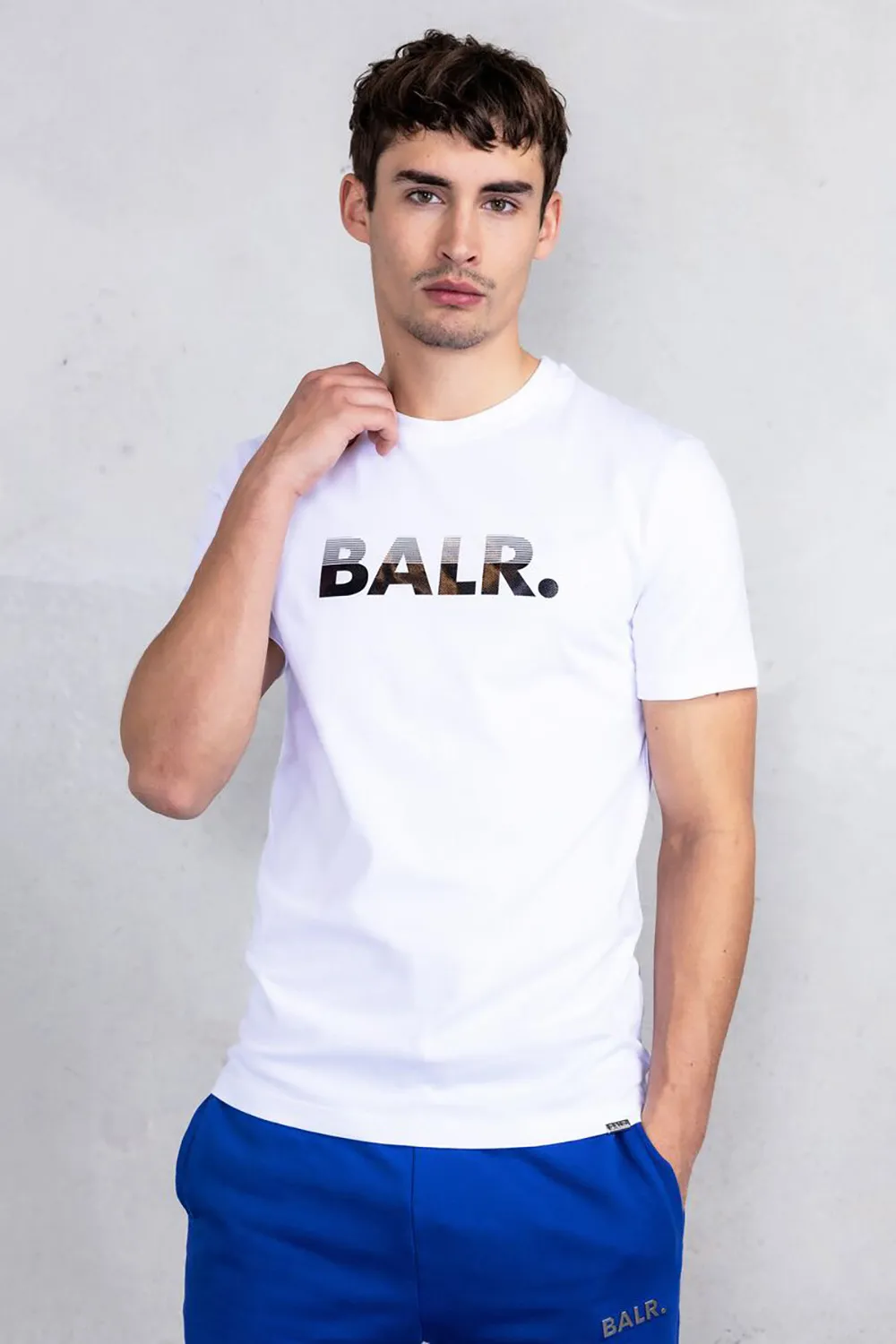 Balr Camiseta Sebastian Slim H2S Half Track White