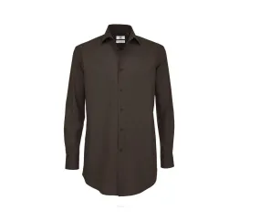 B&C BC710 - Camisa manga Larga Black Tie para hombre - Coffee Bean