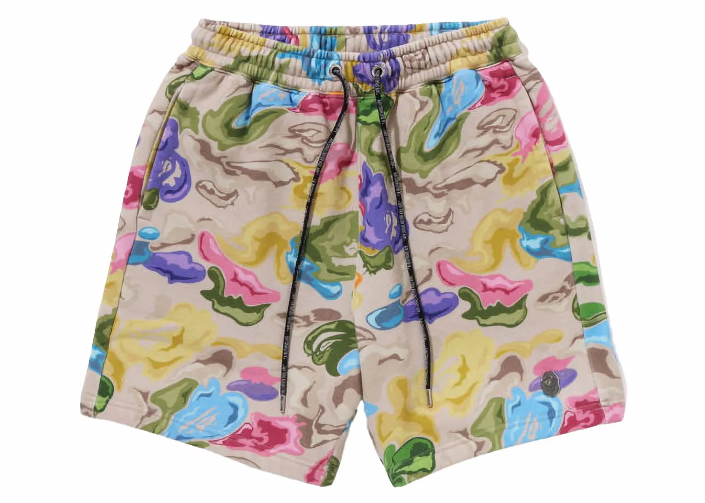 BAPE BAPE A Bathing Ape Art Camo Sweat Shorts Multicolor