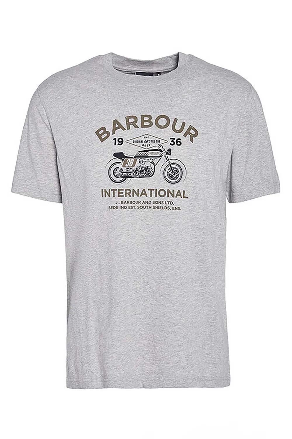 Barbour International Camiseta Café Graphic