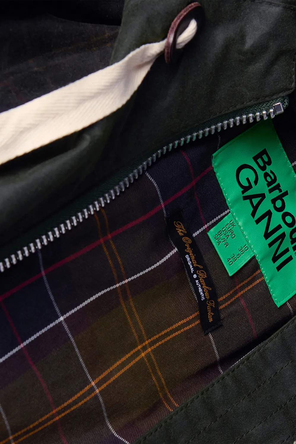 Barbour Parka Barbour x GANNI Wax