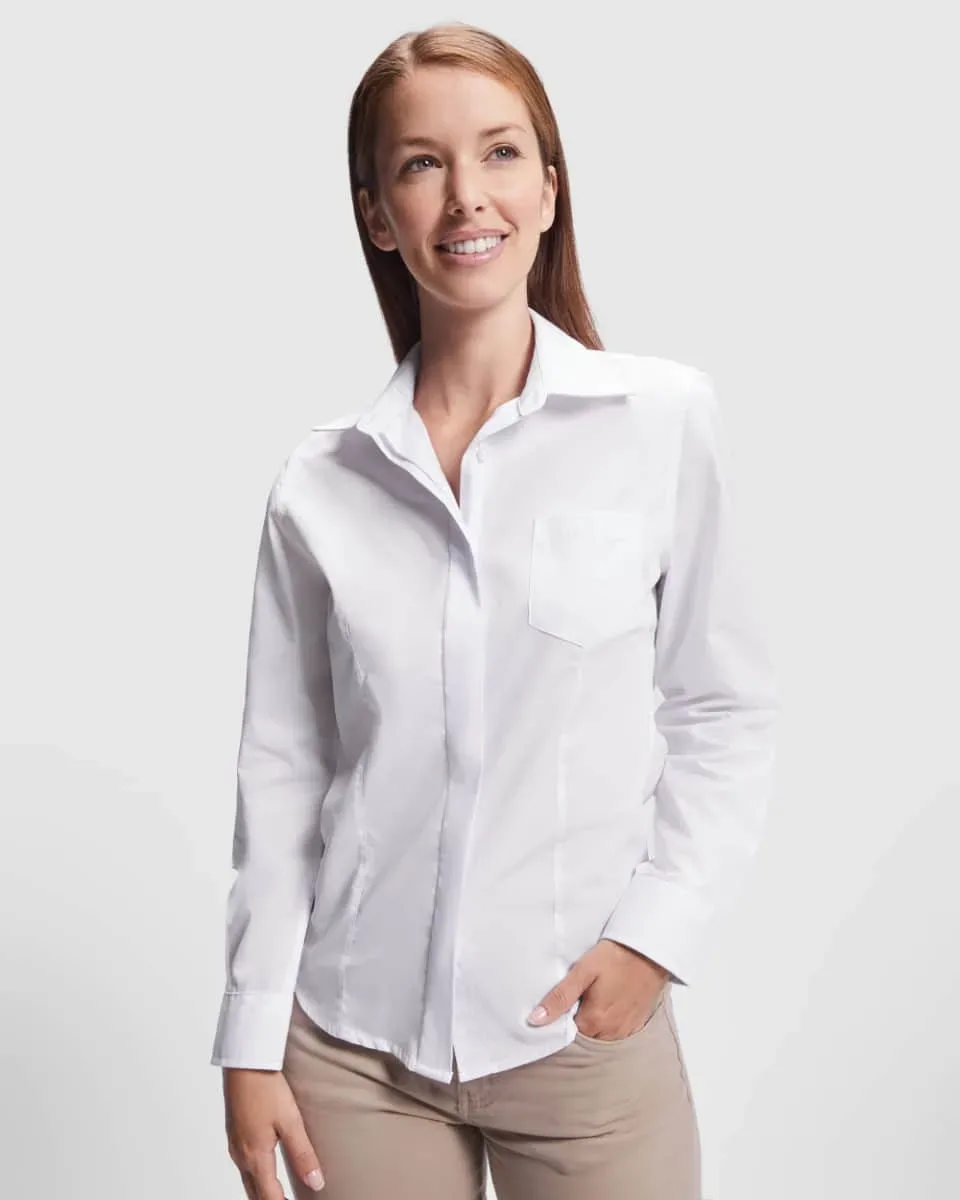 Camisa Laboral Roly Sofia L/S 5161 Mujer Manga Larga