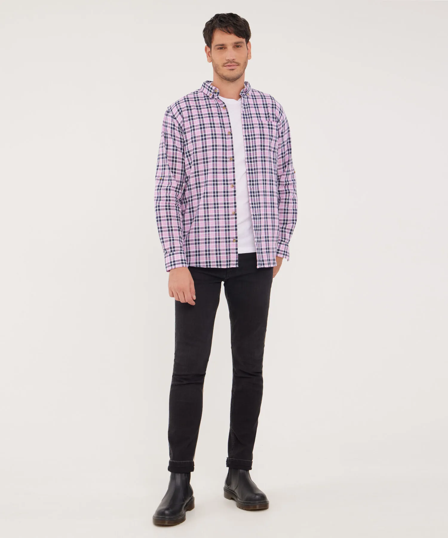 Camisa Manga Larga Button Down-