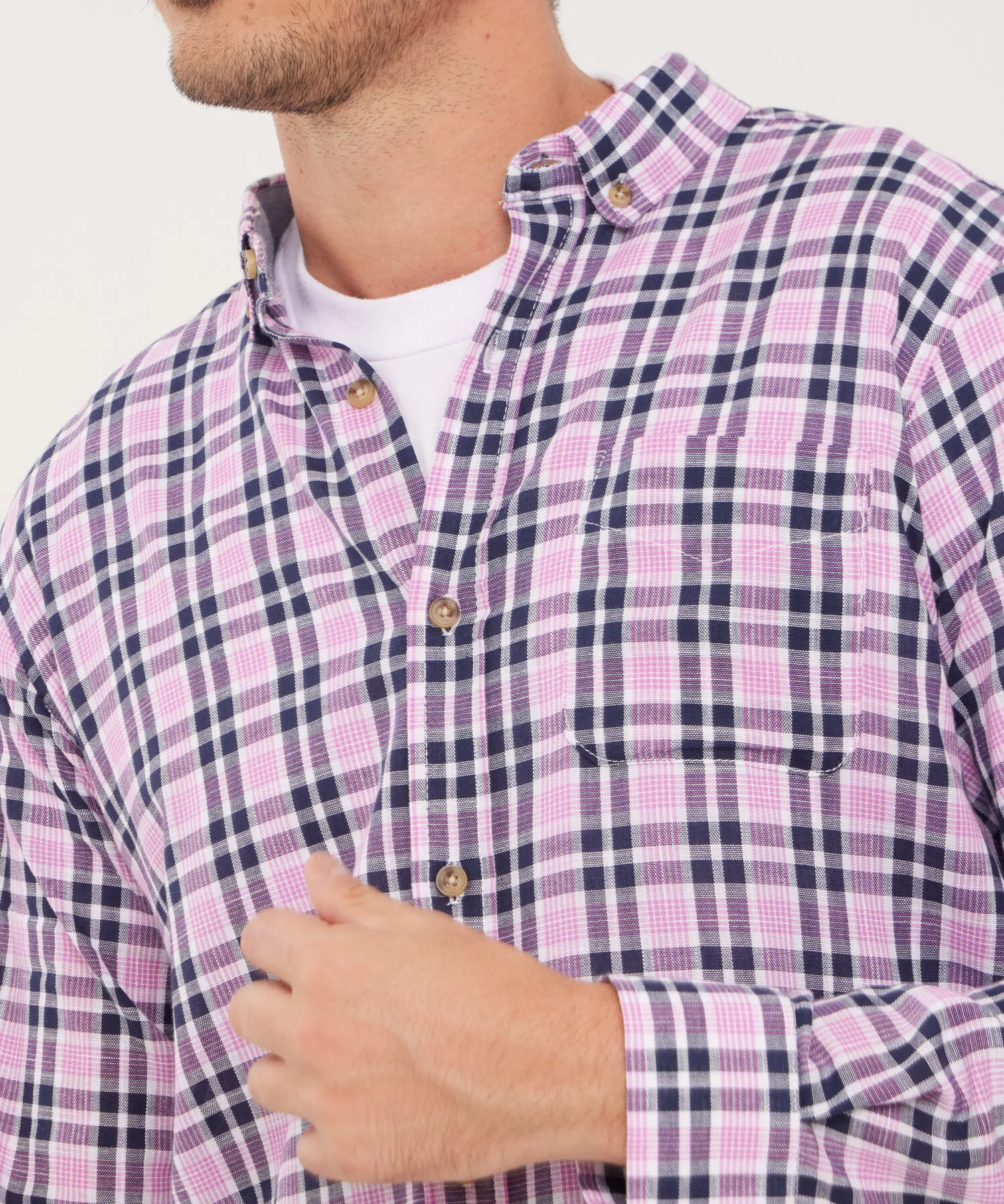 Camisa Manga Larga Button Down-