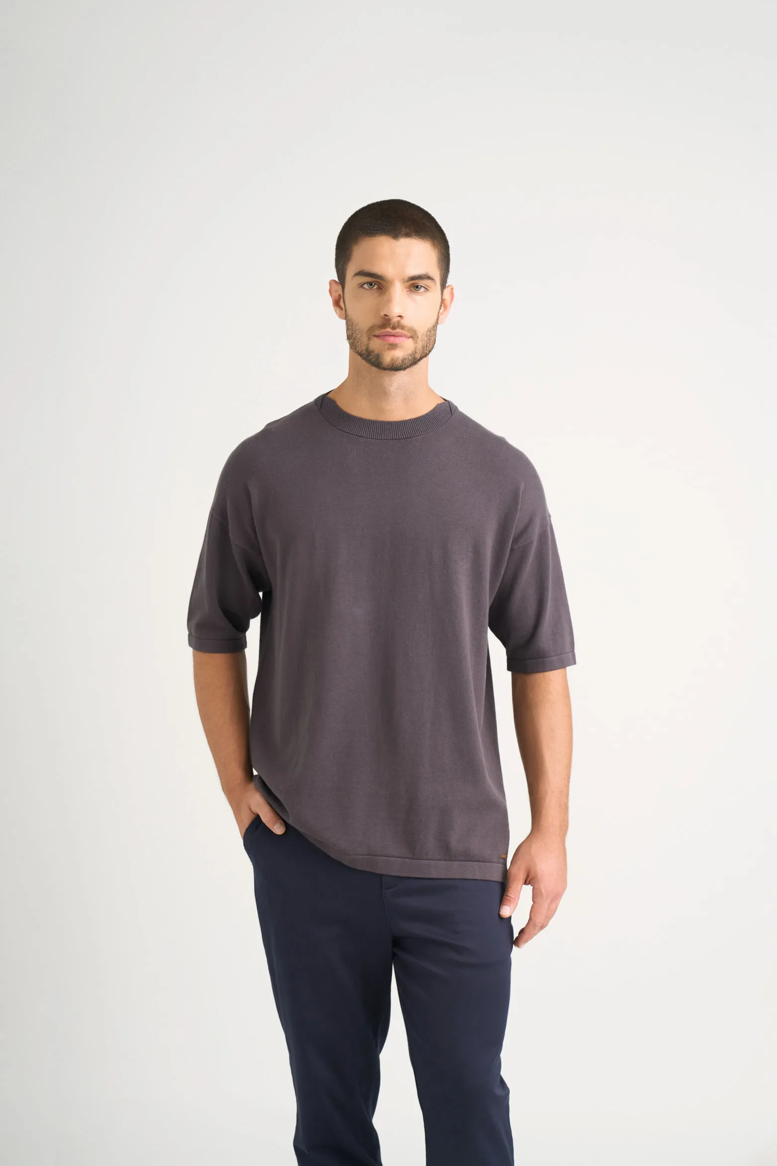 Camiseta Lyra 2.0 tejida para hombre oversized