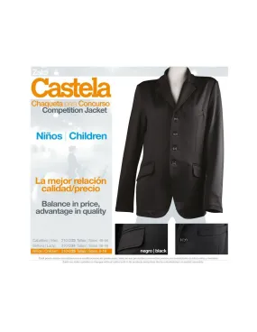 Chaqueta de Concurso Castela Niños Negro