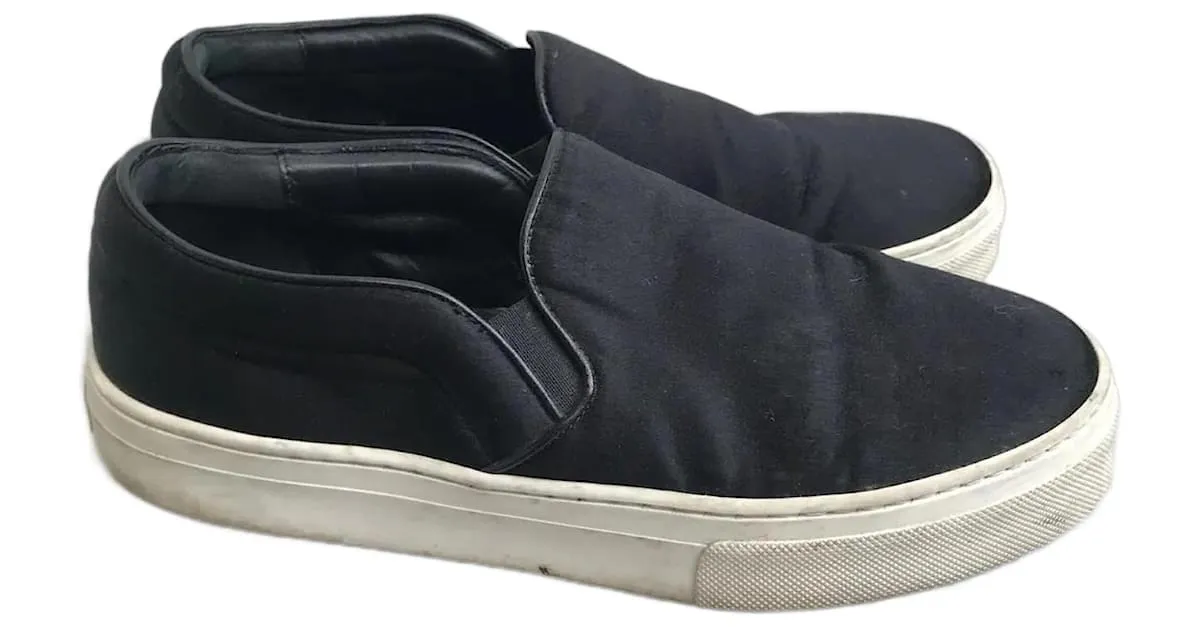 Céline Zapatillas T CELINE.UE 37 paño Negro 