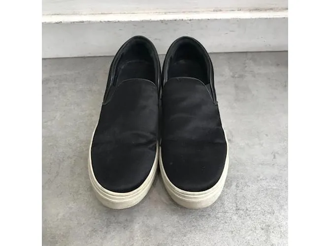 Céline Zapatillas T CELINE.UE 37 paño Negro 