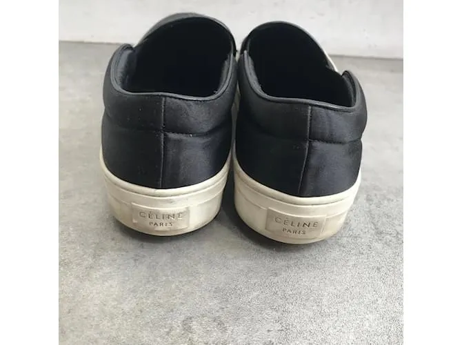 Céline Zapatillas T CELINE.UE 37 paño Negro 