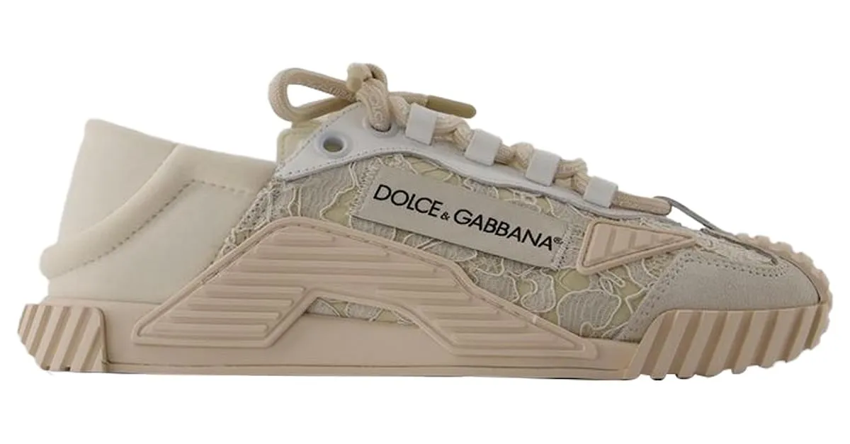 Dolce & Gabbana Zapatillas bajas - Dolce&Gabbana - Nailon - Rosa 