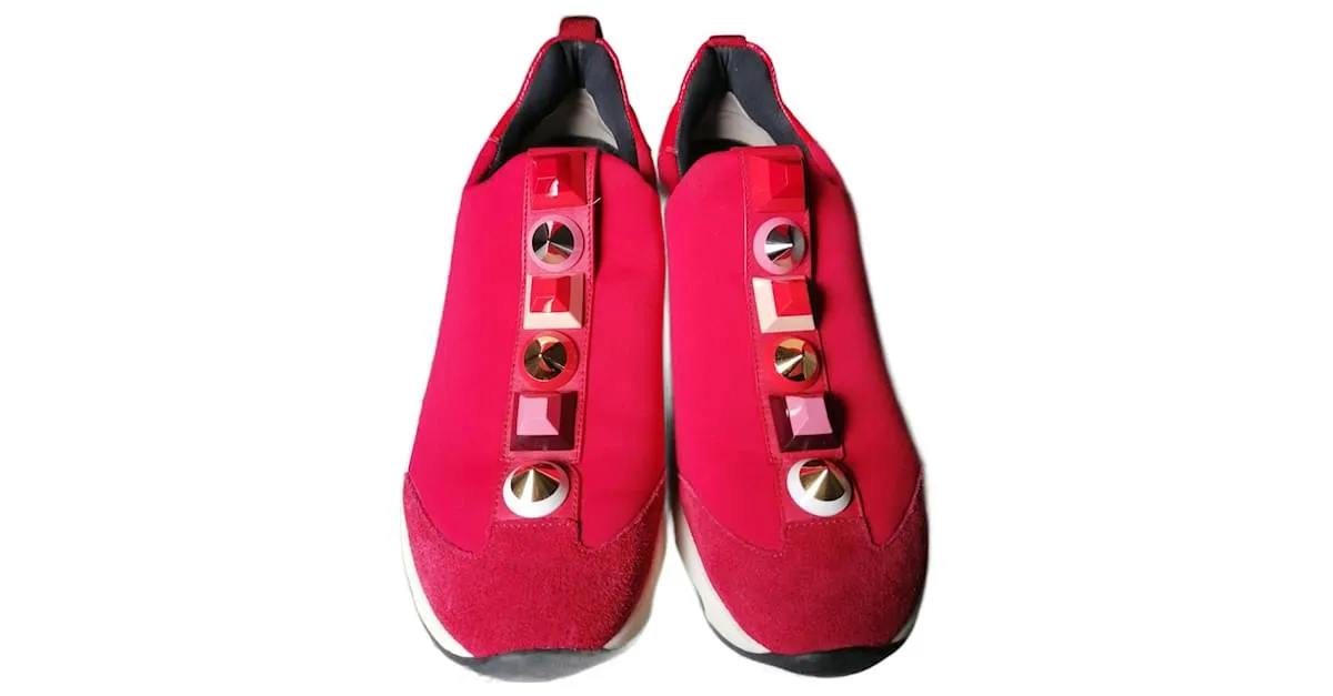 Fendi Zapatillas Roja 