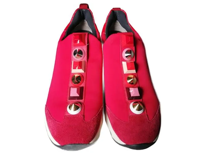 Fendi Zapatillas Roja 