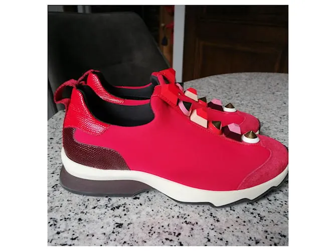 Fendi Zapatillas Roja 