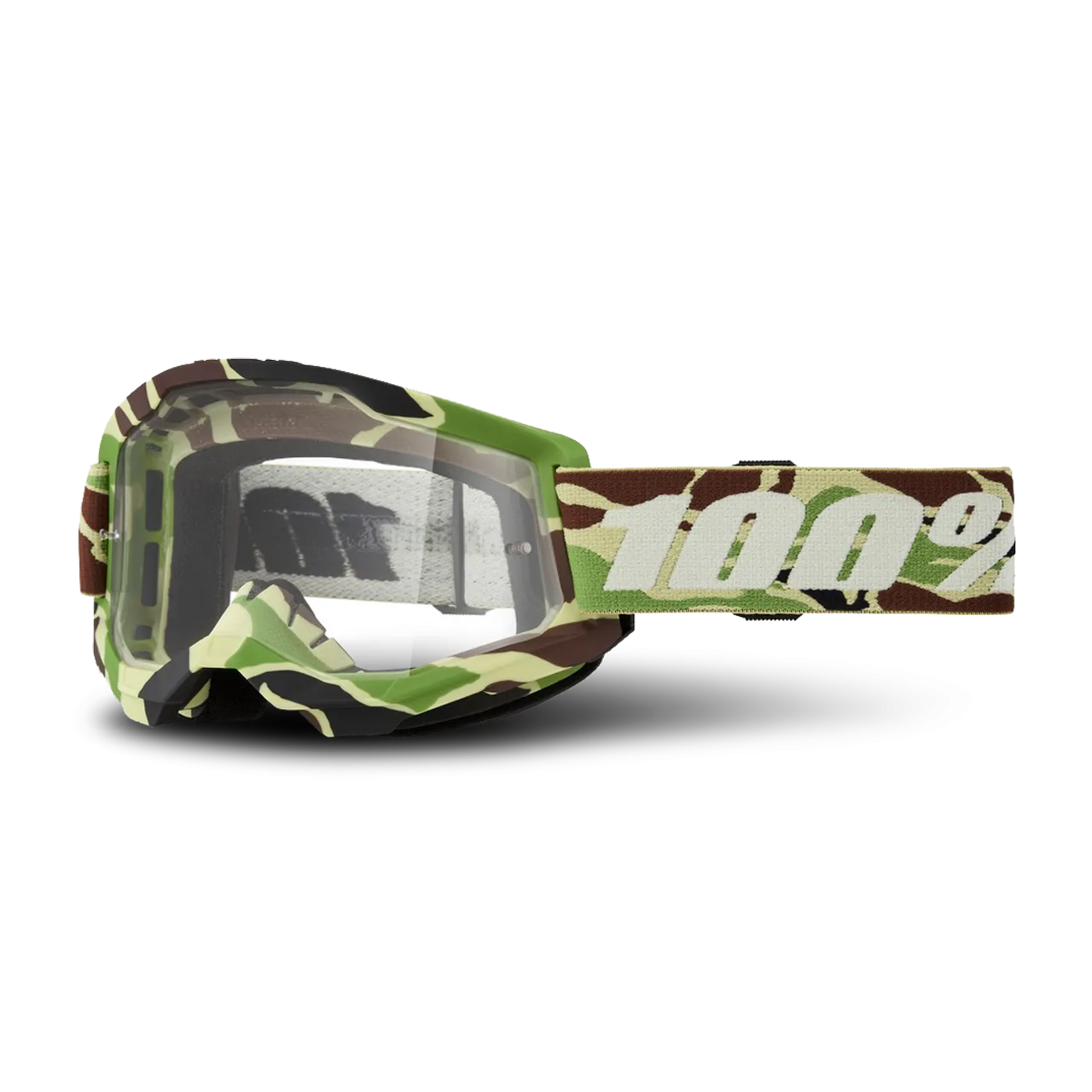 Gafas de Cross 100% Strata 2 Camuflaje-Transparente 