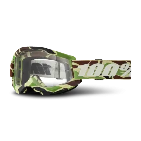 Gafas de Cross 100% Strata 2 Camuflaje-Transparente 