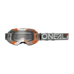 Gafas de Cross O'Neal B-10 Duplex Blanco-Naranja-Transparente 