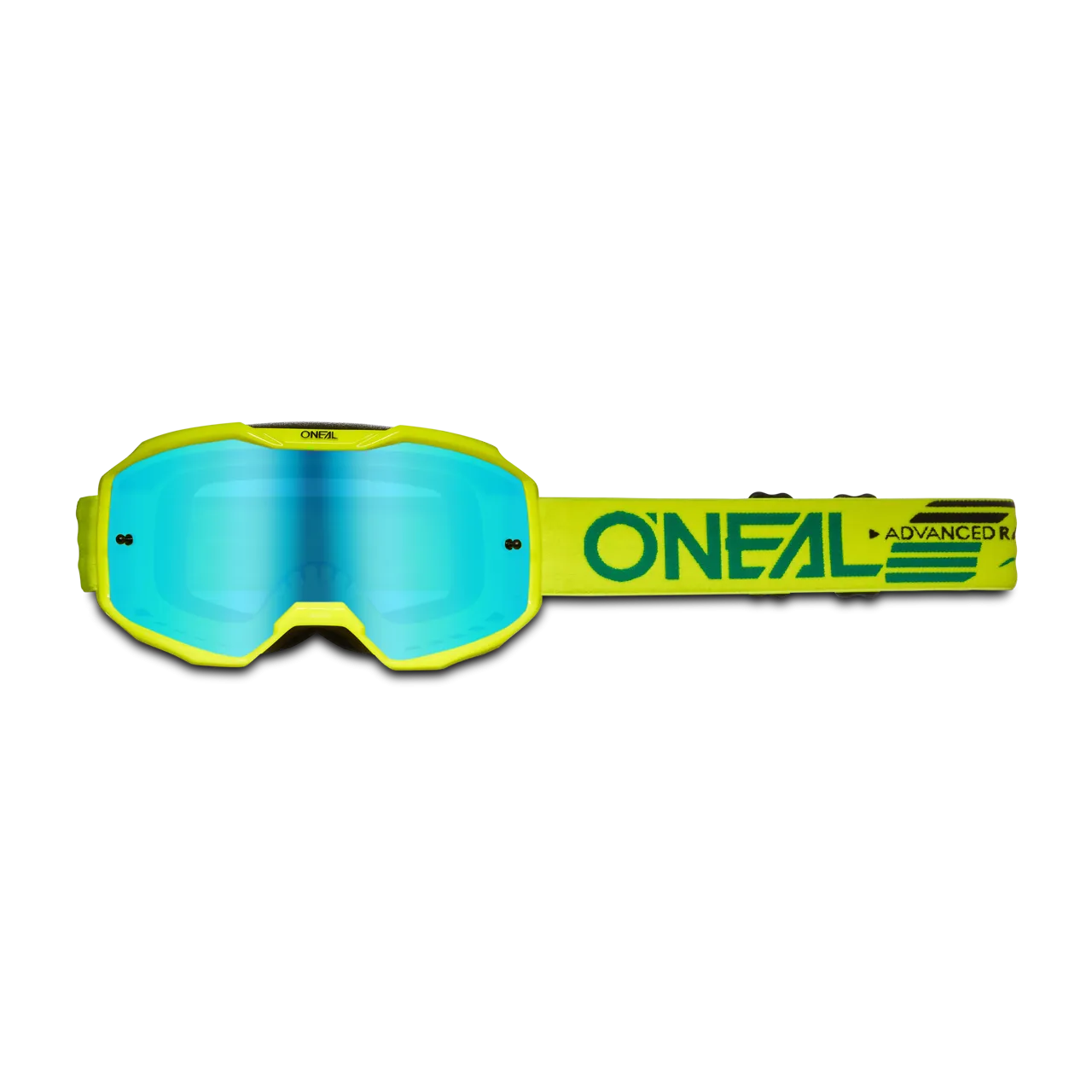 Gafas de Cross O'Neal B-10 Solid Amarillo Neón-Azul Radio 