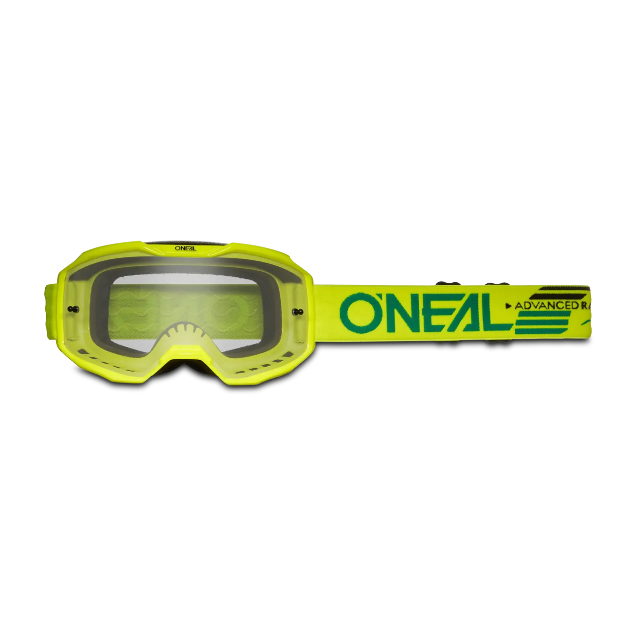 Gafas de Cross O'Neal B-10 Solid Amarillo Neón-Transparente 