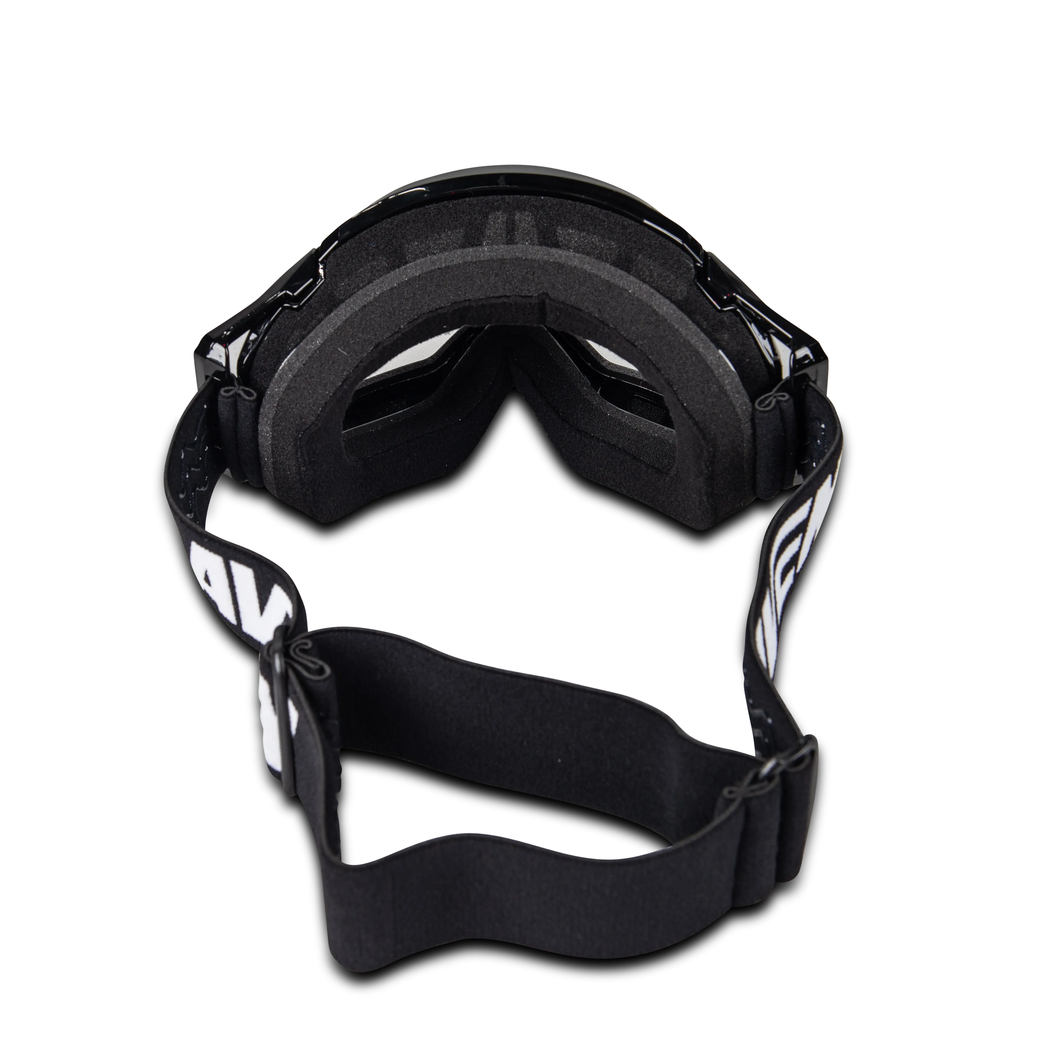 Gafas de Cross Raven Sniper Crew Negras - Lente VentMax Transparente