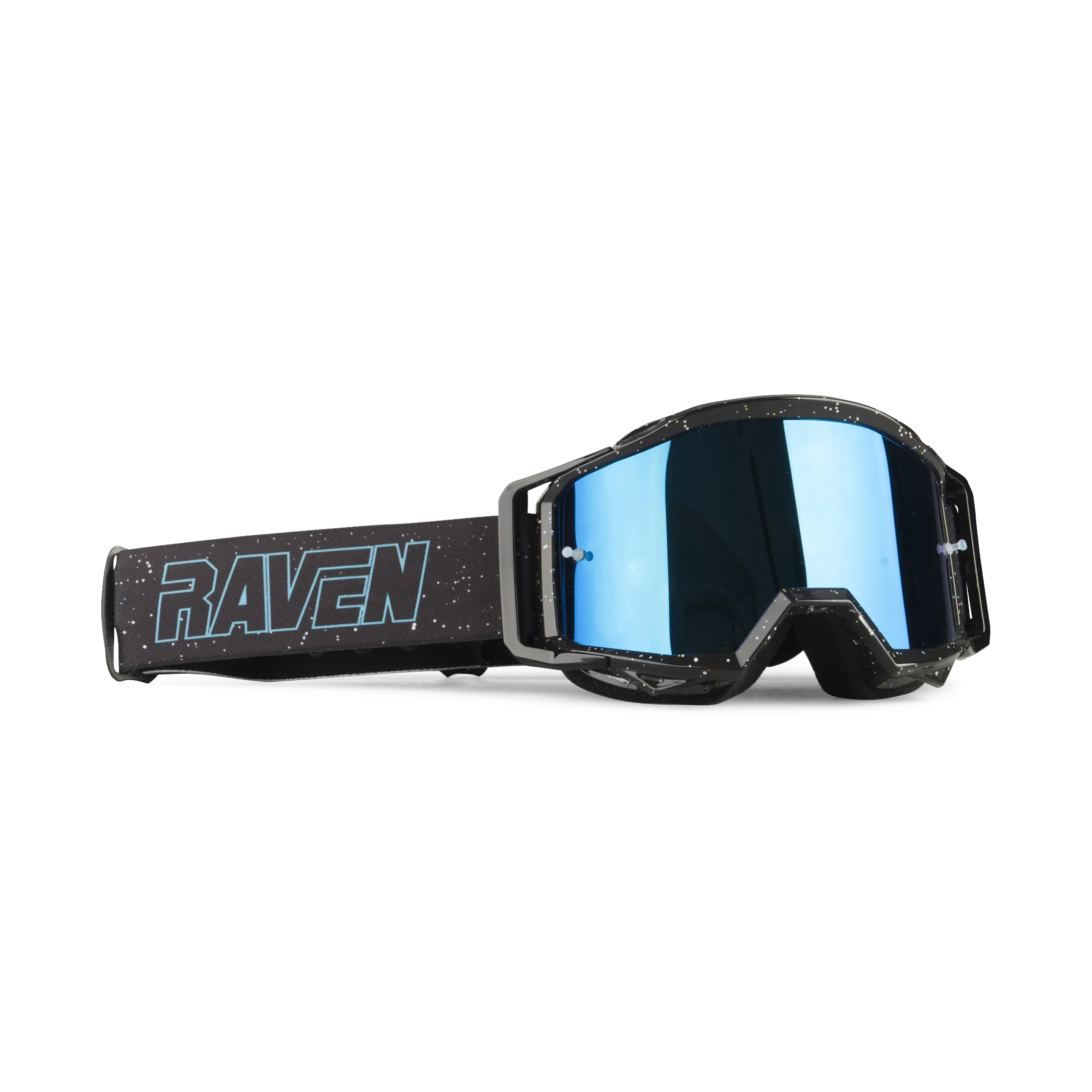 Gafas de Cross Raven Sniper Deep Space - Lente de Espejo Azul