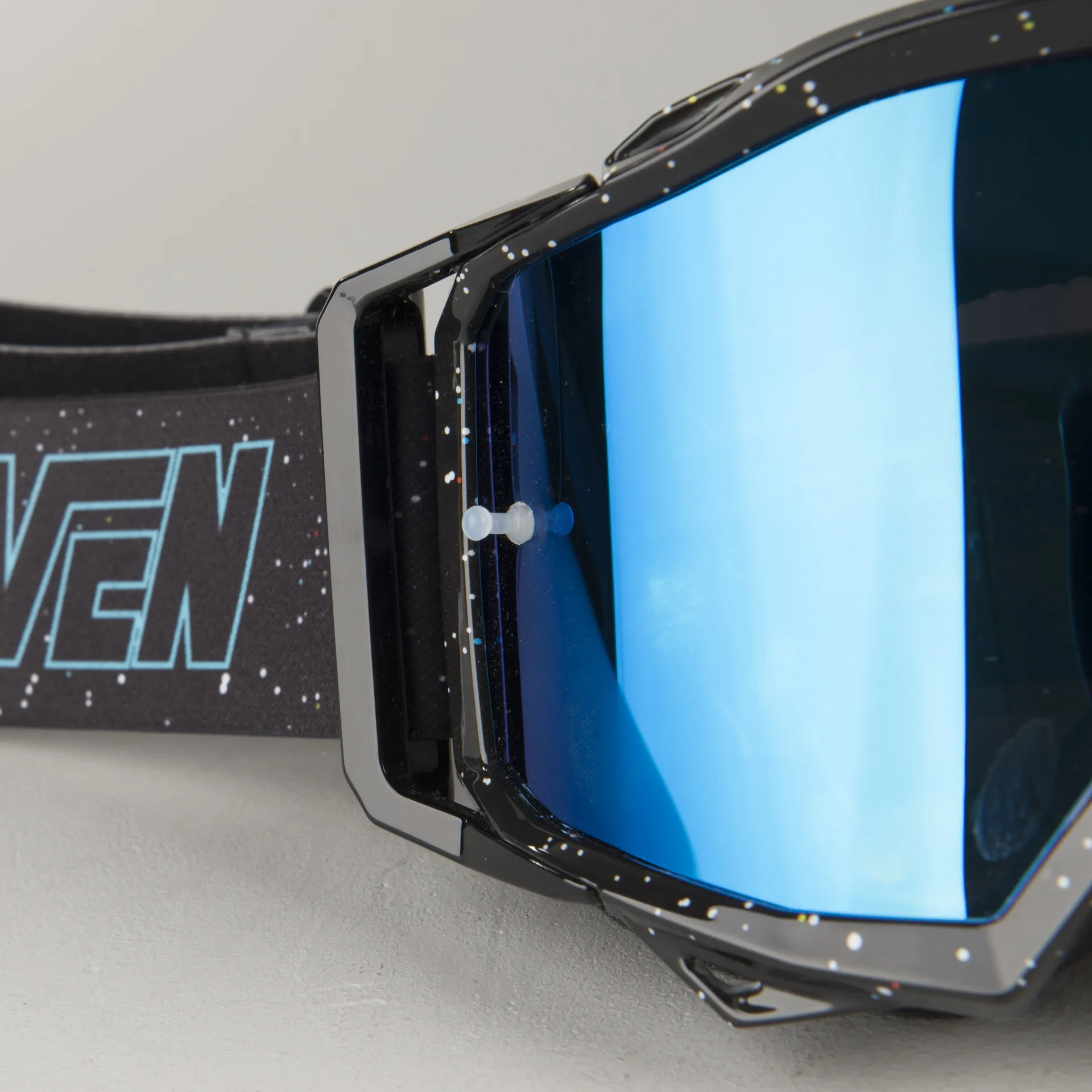 Gafas de Cross Raven Sniper Deep Space - Lente de Espejo Azul