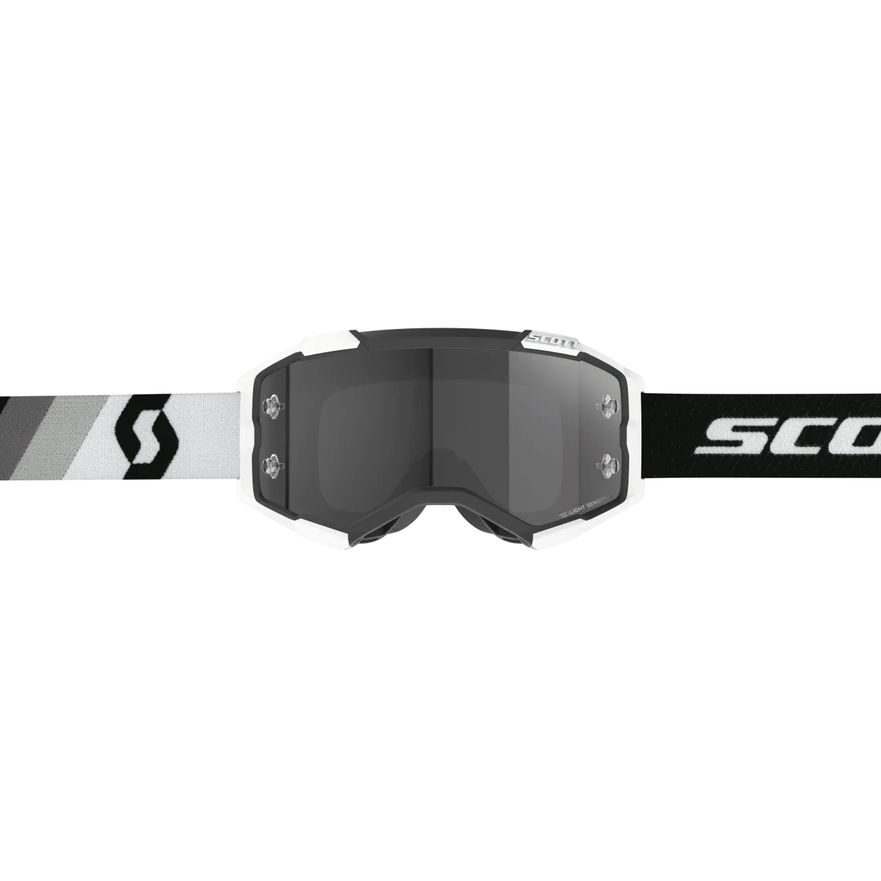 Gafas de Cross Scott Fury Premium Negro-Blanco-Gris Claro 