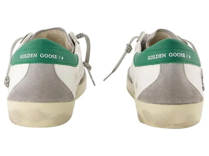 Golden Goose Deluxe Brand Super-Star Sneakers - Golden Goose - Multi - Cuero Blanco 