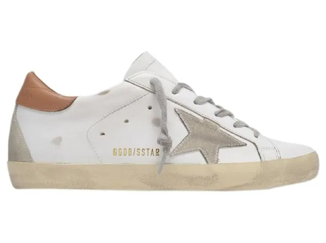 Golden Goose Deluxe Brand Zapatillas Super-Star - Golden Goose - Multicolor - Cuero Blanco 