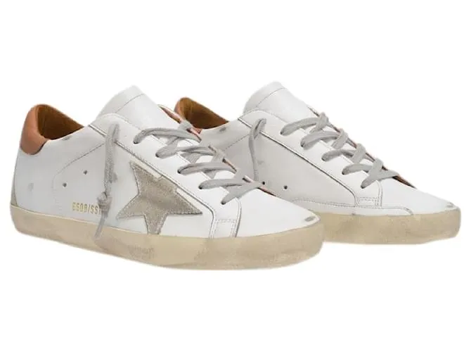 Golden Goose Deluxe Brand Zapatillas Super-Star - Golden Goose - Multicolor - Cuero Blanco 