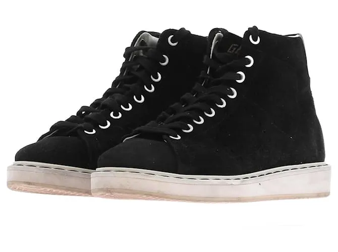 GOLDEN GOOSE Zapatillas T.UE 37 Cuero Negro 