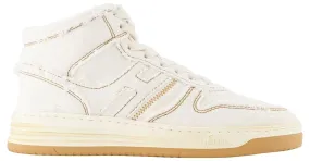 H630 Sneakers - Hogan - Crema - Denim Castaño Beige 