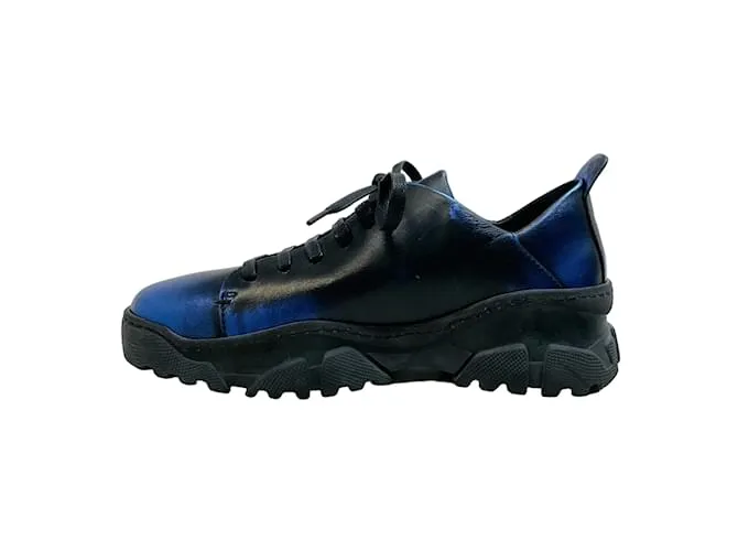 Henry Béguelin Zapatillas Elletrico azul metalizado Henry Beguelin 