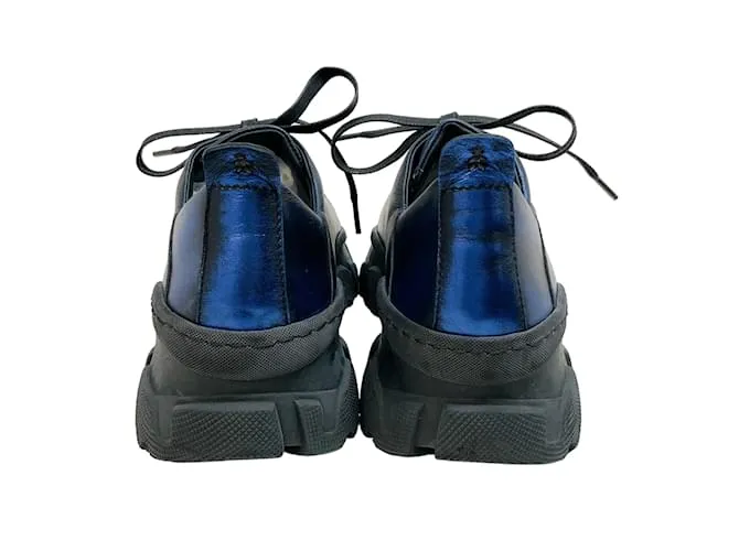 Henry Béguelin Zapatillas Elletrico azul metalizado Henry Beguelin 