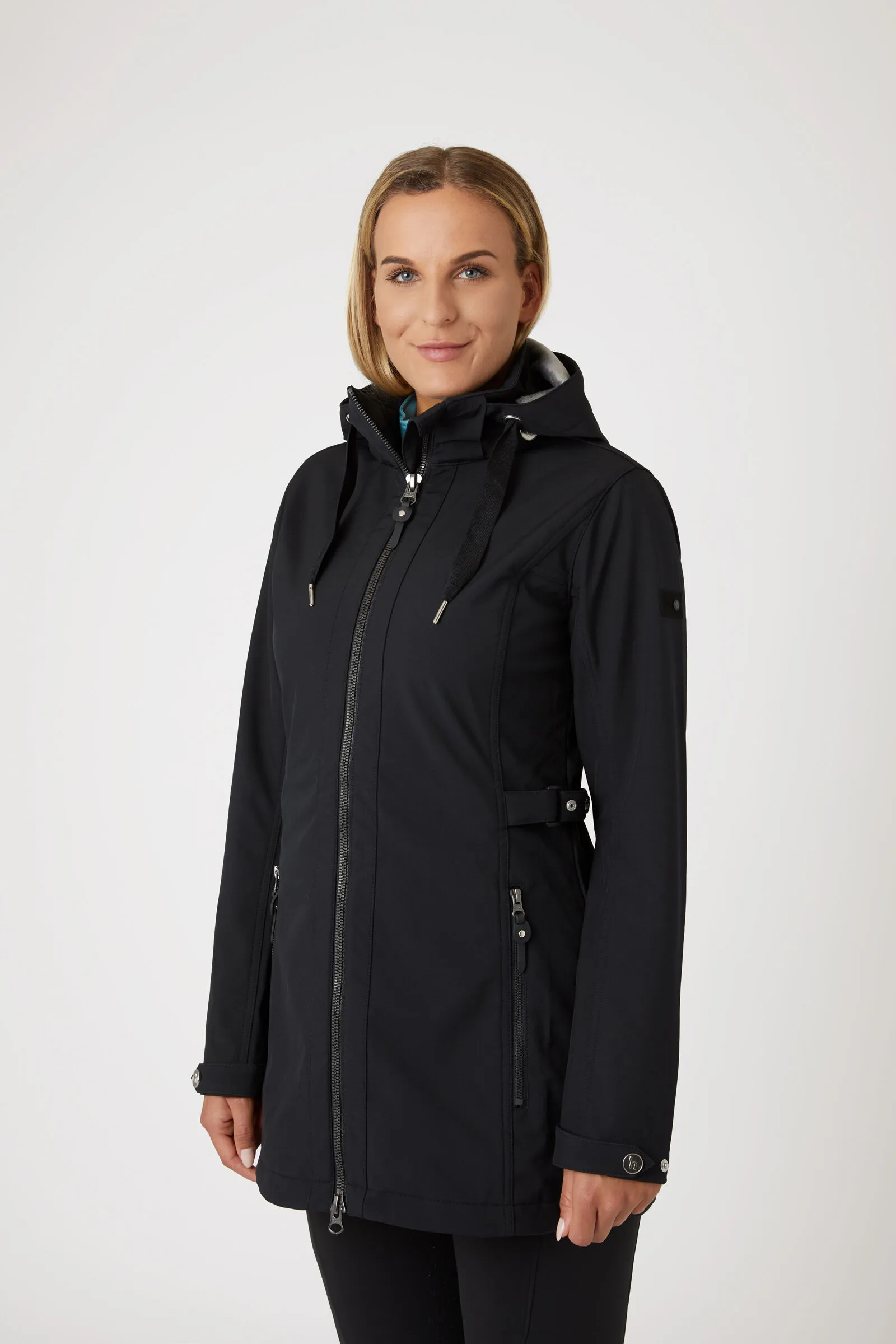 Horze Chaqueta Softshell Larga para Mujer Freya