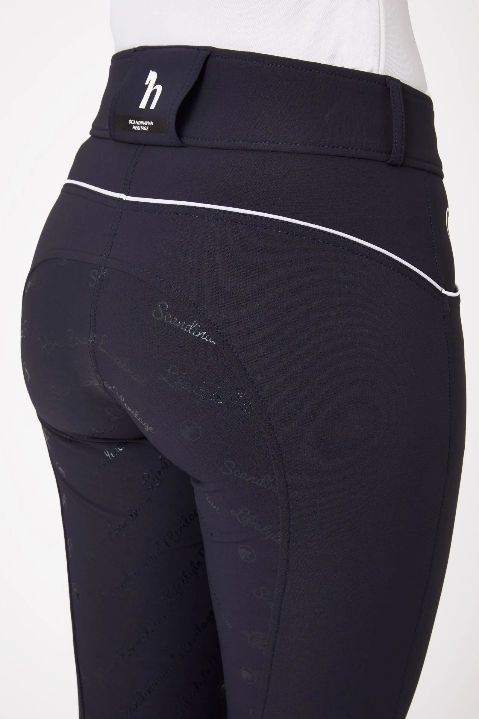 Horze Pantalones de Montar con AsientoCompleto de Silicona para Mujer Nordic Performance