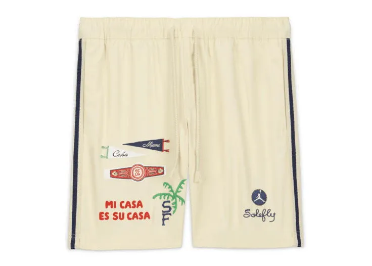 Jordan Jordan Pro x Solefly Souvenir Shorts Beige