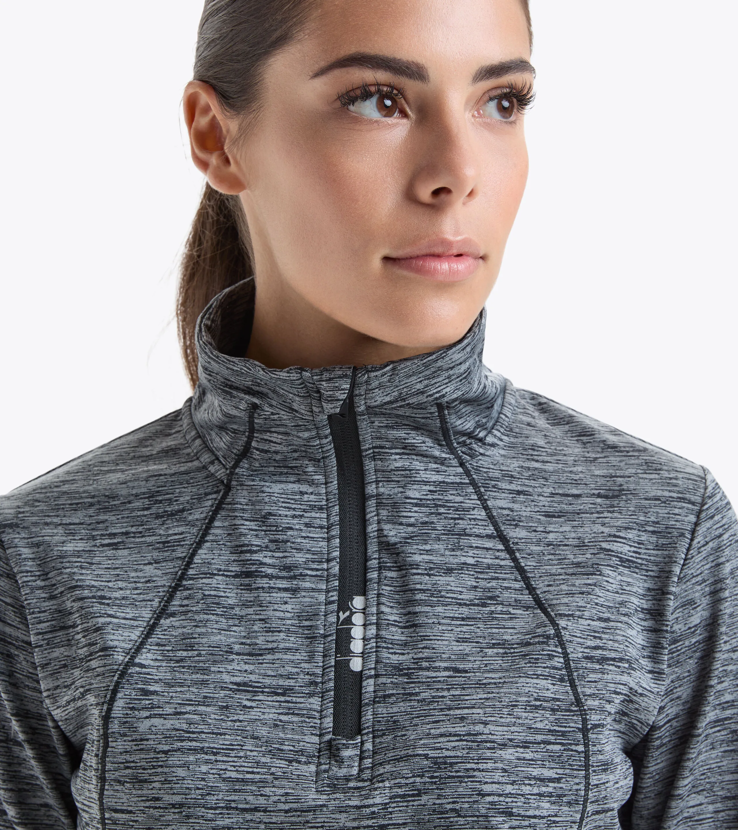 L. WARM UP WINTER SWEAT BE ONE Camiseta de manga larga para correr 1/2 cremallera - Mujer